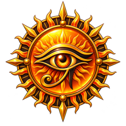 RA sun-eye sigil
